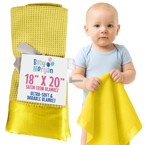 Baby Morgan Thermal Waffle Knit Baby Blanket - Soft Breathable