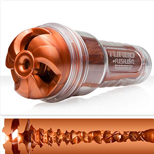 Fleshlight Turbo | Thrust | Male Masturbator (Copper) | Tight Masturbating Sex Toy