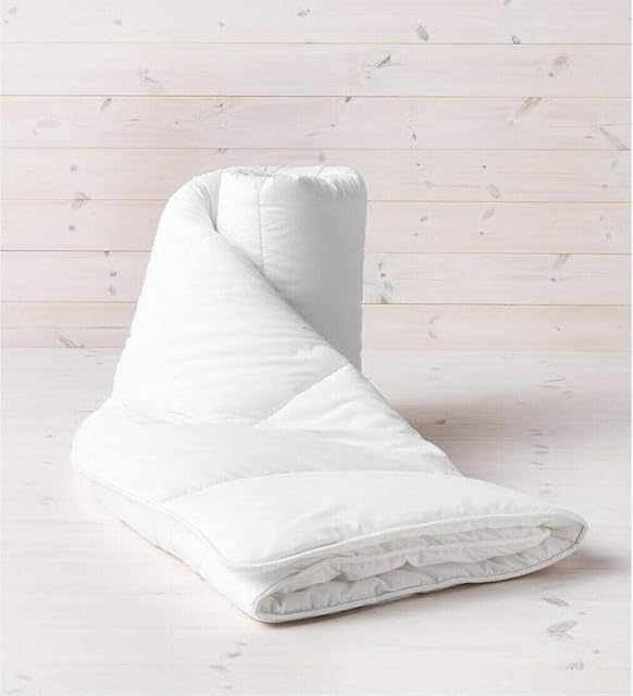 Value Comfort Home Lightweight Summer Cool Breeze 100% Soft Silky Anti-Allergy Microfibre Feels Like Down 1.5/3 Tog Duvet Quilt Double, 1 Tog