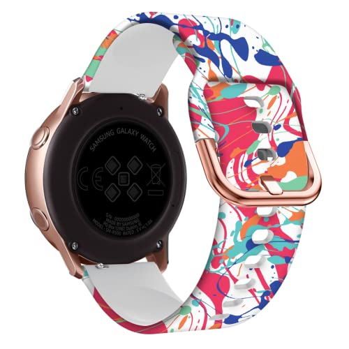 Bracelet montre silicone 20mm agate compatible Garmin Vivoactive 3t et Venu 2 Plus