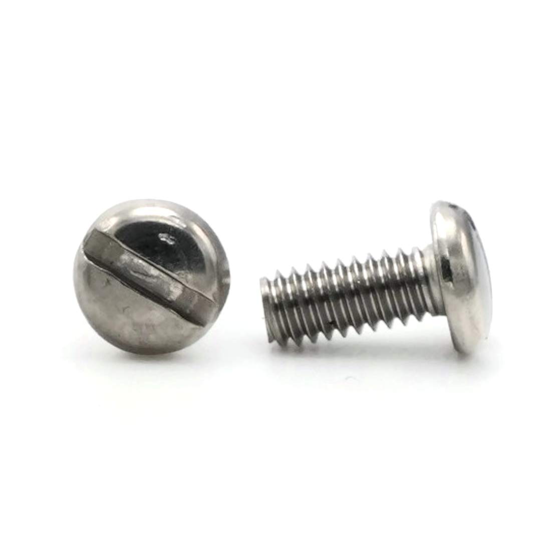 #8-32 Pan Head Machine Screws - Slotted Drive, Stainless Steel (18-8), Various Lengths