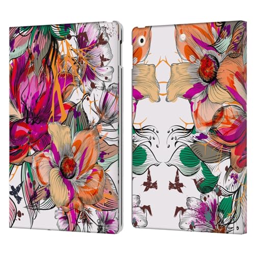 Étui iPad 10.2 Haroulita Aquarelle Multifleurs pour éviter rayures et chocs