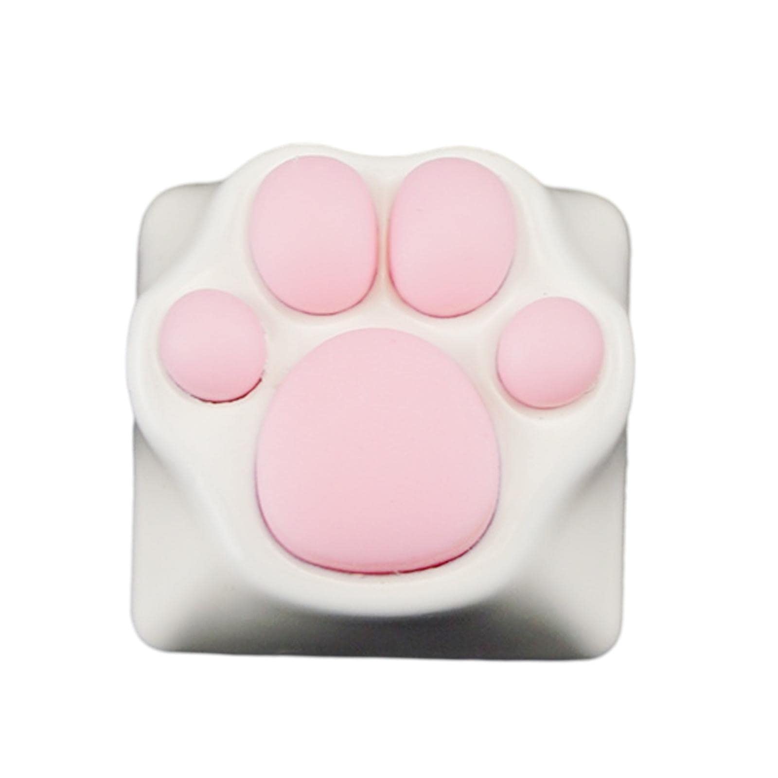 MagiDeal Keycaps Custom Gaming Keycap Cat Claw Keycap for Mechanical Keyboard Machinery for Keyset Cute Creative Gaming Keyboard - White Pink