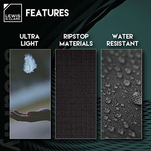 lewis n clark rfid hidden clip stash money belt travel pouch  credit cardid holder for women amp men