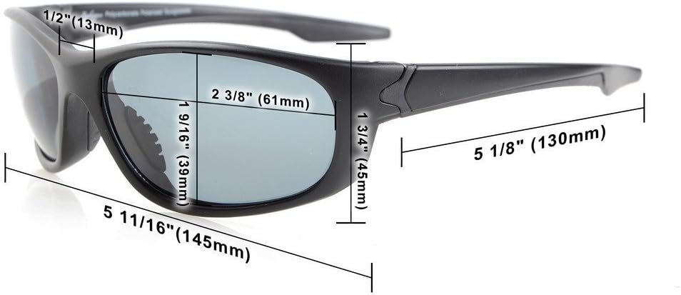 Eyekepper Bifocal Sunglasses Polarized Reading Sunglasses Women Readers White Frame Grey Lens +3.00