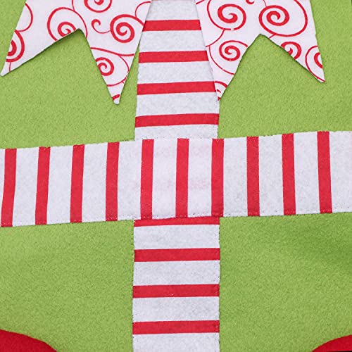 Valery-Madelyn-2-Pack-Delightful-Elf-Christmas-Chair-Covers-with-Elf-Legs-Dining-Chair-Slipcovers-Red-Green-White-Chair-Back-Covers-for-Xmas-Home-Kitchen-Decorations