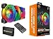 Cougar Hydraulic Vortex RGB SPB 120 mm PMW HDB Cooling Kit with addressable RGB Lighting, Core Box v2, Remote Controller and Three Vortex RGB SPB 120 Cooling Fans (3 Pack)
