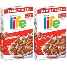 Life Cereal, Cinnamon, 22.3oz Box Pack of 2