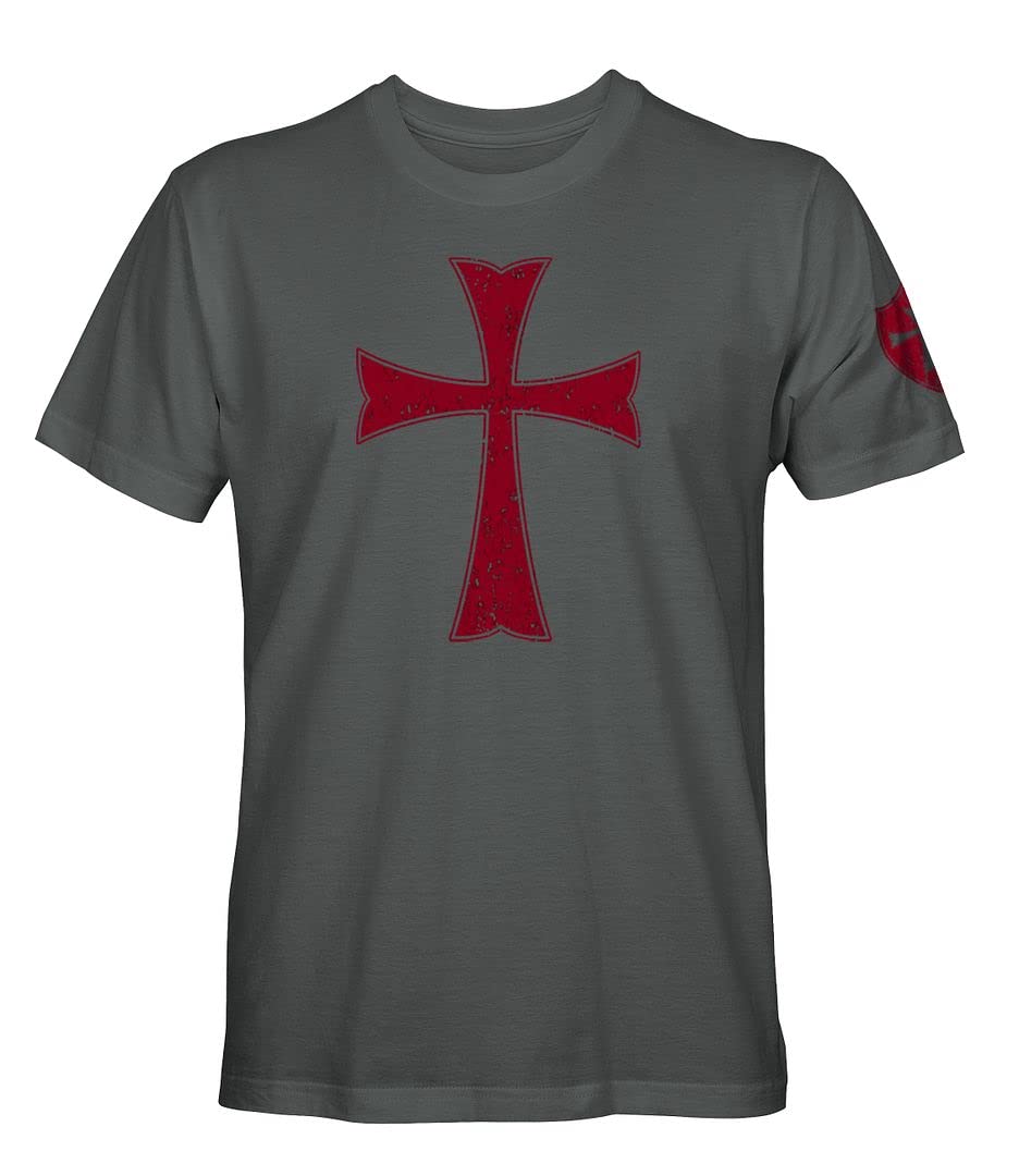 Knights Templar Crusader Cross Men's T Shirt