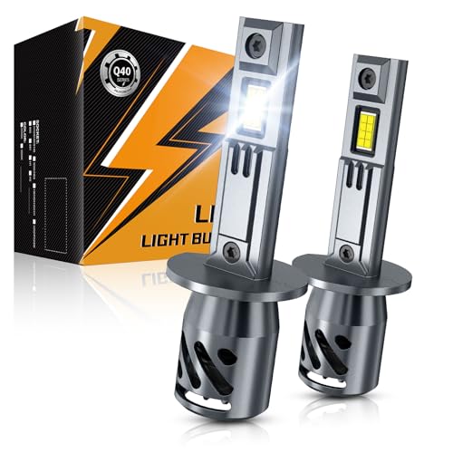 Image of Auxbeam H1 Fog Lights White Powersport Lights Offroad 18000LM | 500% brightness, far and wide view, all in one design, built in fan and copper tube, plug and play, 6500k white