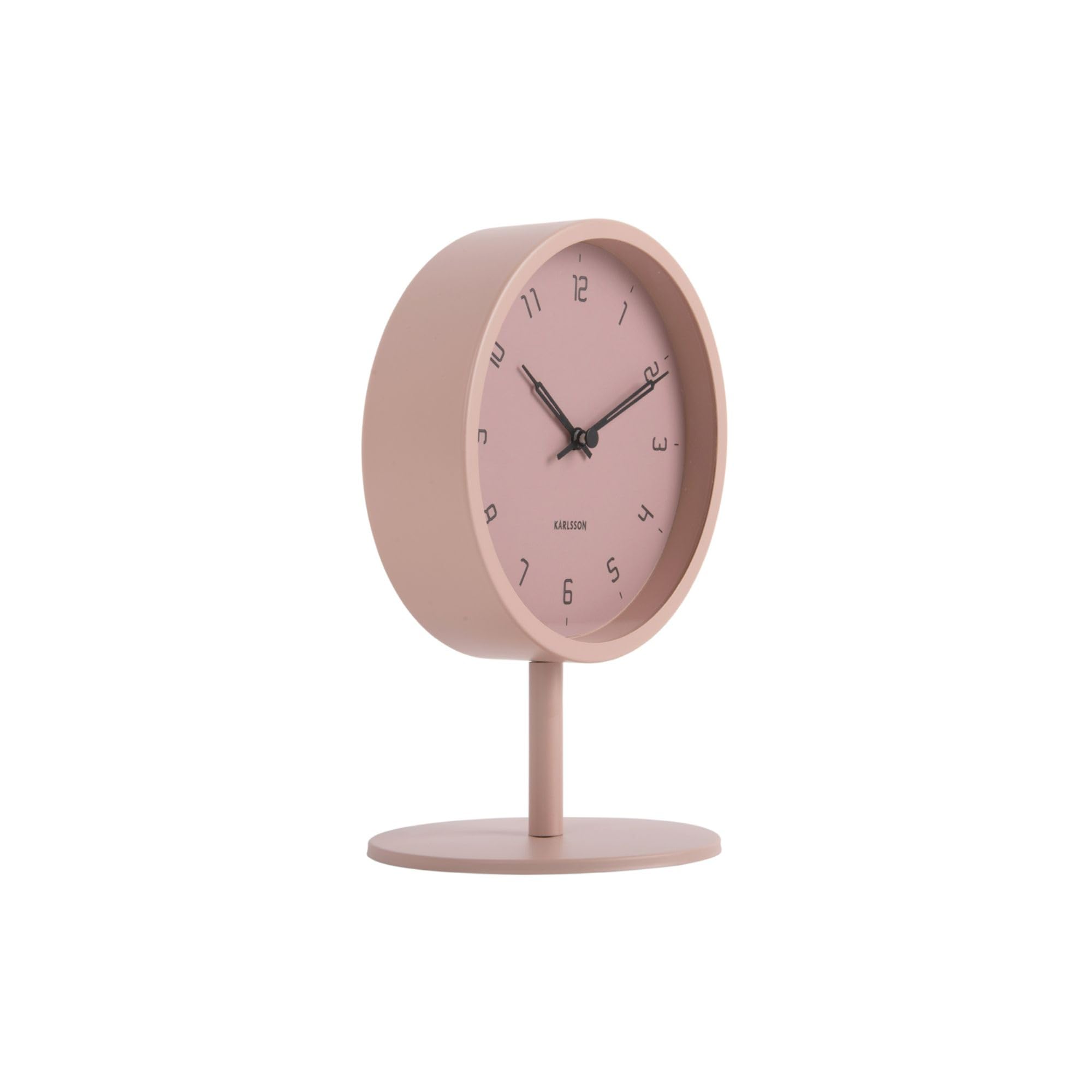 Karlsson 'Stark' table clock - Faded Pink (KA5951PI)