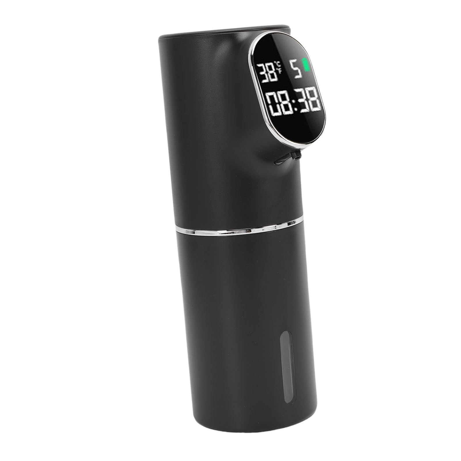 Dispensador automático de jabón espumoso Dispensador eléctrico de jabón de Manos sin Contacto Recargable por USB con Sensor Inteligente 320 ml Gran Capacidad para Cocina Baño (Negro)