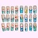Goldfish Press-On Nails, Underwater World Press-On Manicure, Rainbow Goldfish Nail Art Sticker, Underwater Theme, Fish Design, Ocean-Inspired Removable Diy Set (All(48 PCS))