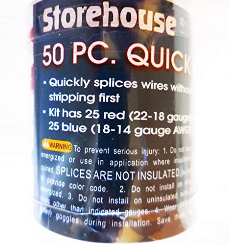 50 Pack Quick Wire Splices #TOP2