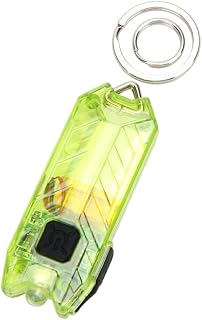 irene inevent Keychain Torch 45LM Portable LED Mini Flashlight Lightweight Super Bright Small Lights Camping Night Reading Illumination, Green