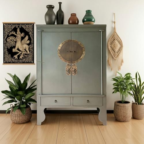 OPIUM OUTLET Cómoda aparador Consola cajonera Armario gabinete guardarropa Chino Asiatico Oriental