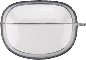 Silicone Case for Bose Ultra Open Earbuds, Shockproof Protective Earbuds Cover with Carabiner Accessories Clear