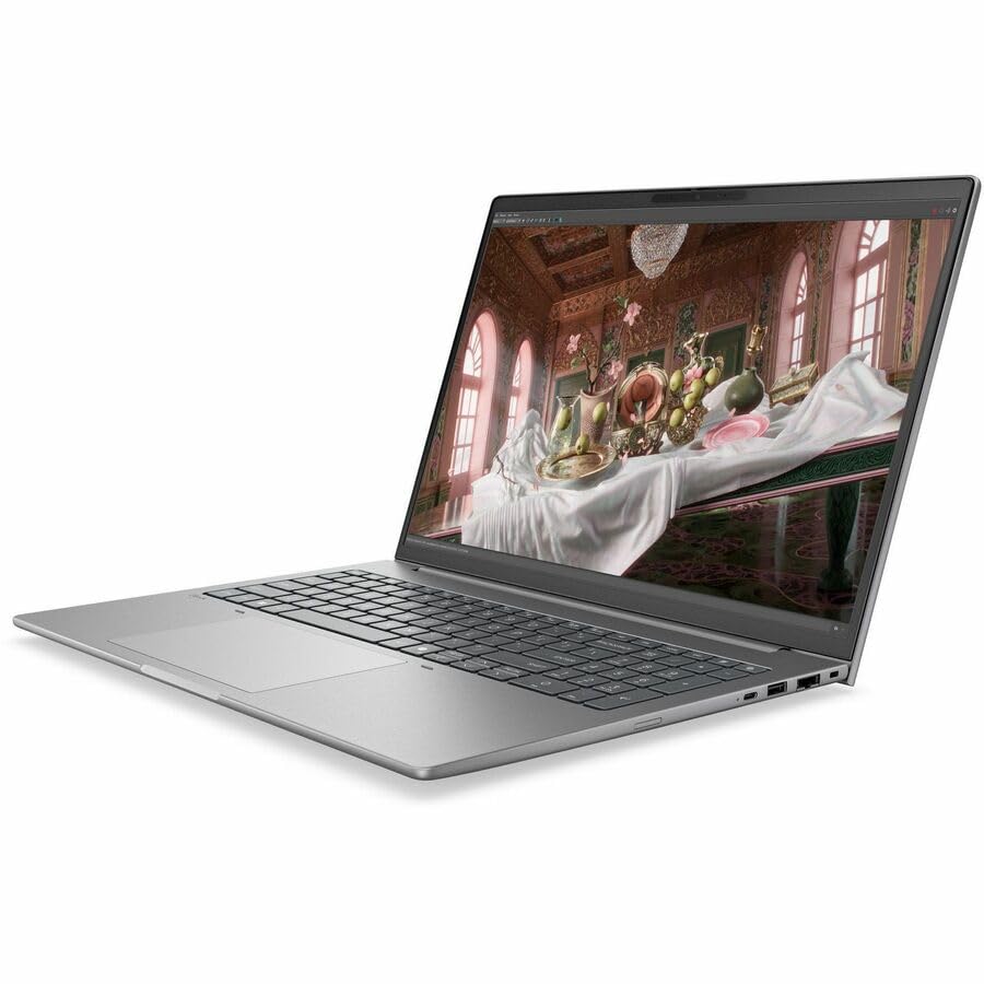 Image of HP ZBook 8 G2a 16 inch Touchscreen Copilot+ PC Mobile Workstation - WUXGA - 60 Hz - AMD Ryzen AI 9 HX PRO Ryzen AI PRO 400 Series 470-32 GB - 1 TB SSD - Meteor Silver - AMD Chip - 1920 x 1200 - Windows