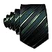 Barry.Wang Boy's Slef Necktie Kids Tie Regular Silk Woven Stripe Flower Solid School Uniforms Pocket Square Wedding Party