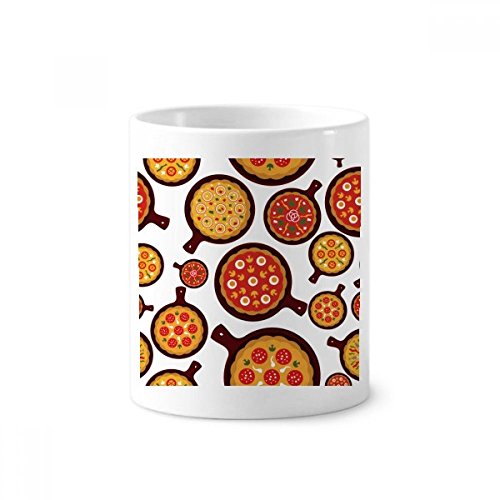 Mug brosse à dents motif pizza italienne : idée cadeau utile de 9.6 cm