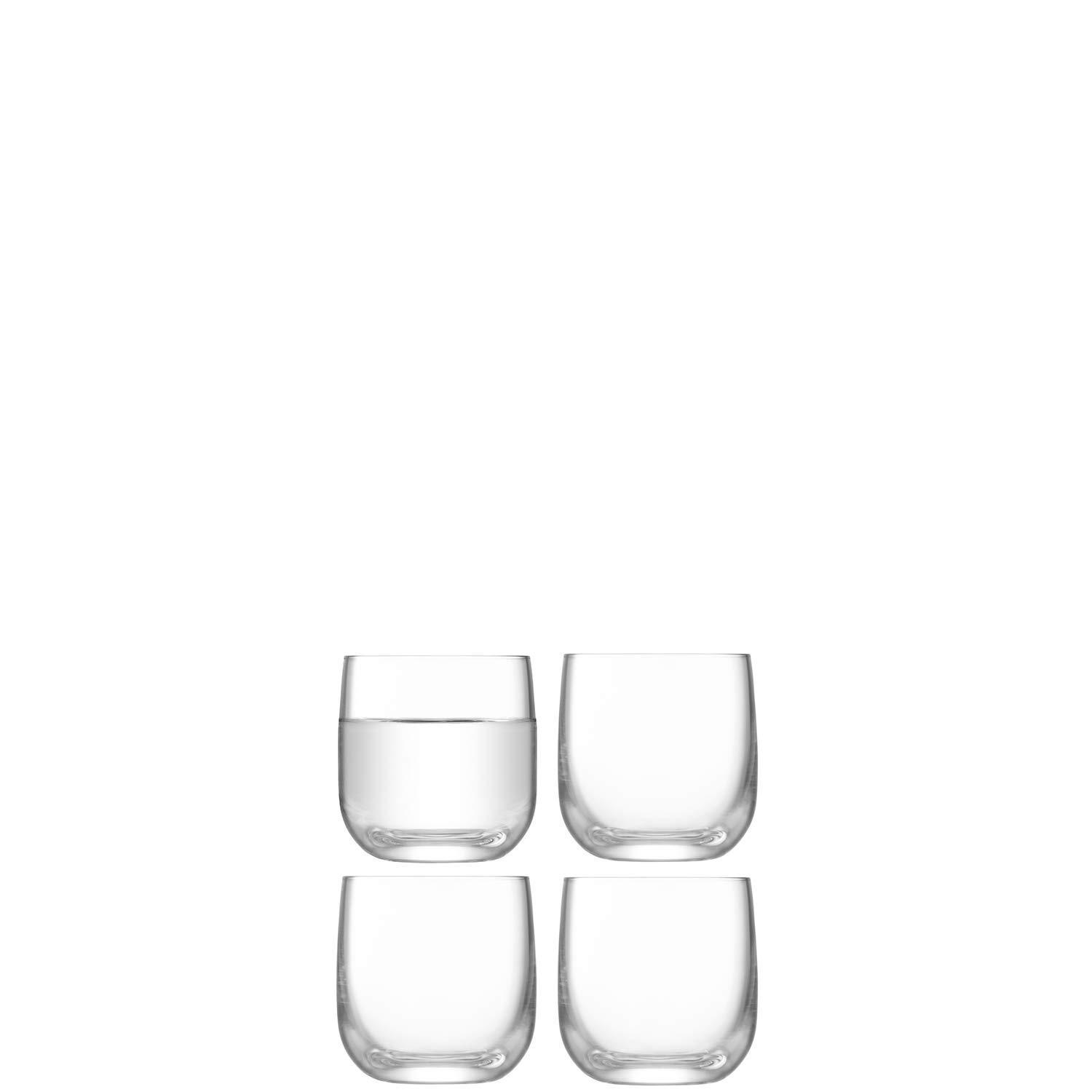 LSA Interntional Borough Shot Glass 75ml Clear x 4