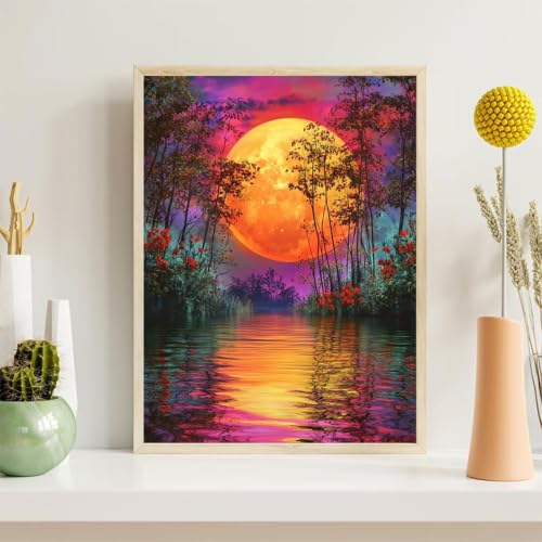5D Diamond Painting Paysage pour votre salon broderie diamant