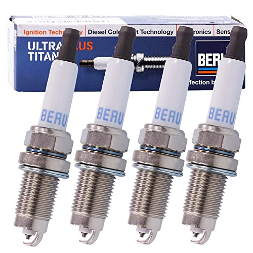 BERU 4x Bougie d'allumage UPT3 UPT3 Compatible avec: AUDI A3, A3 Sportback, A4 B6, A4 B6 Avant, A8 D2, A8 D3, FORD GALAXY I, HONDA ACCORD VII, ACCORD VII Tourer, ACCORD...