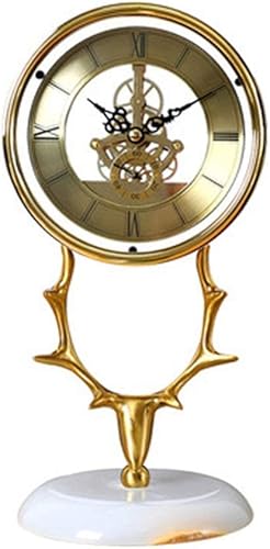 Relojes de repisa, Péndulo Reloj de Mesa de Escritorio Reloj de Sala de estar Adornos Reloj de Escritorio Reloj Napoleón Mantel Reloj