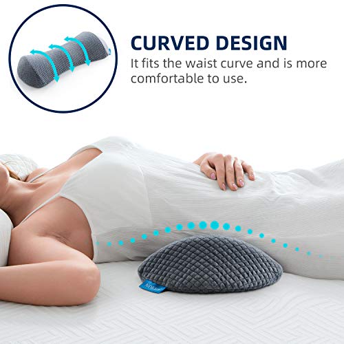 NOFFA Lumbale ondersteuning kussen voor bed, memory foam onderrug ondersteuning kussen voor slapen, kantoor stoel… - Image 4