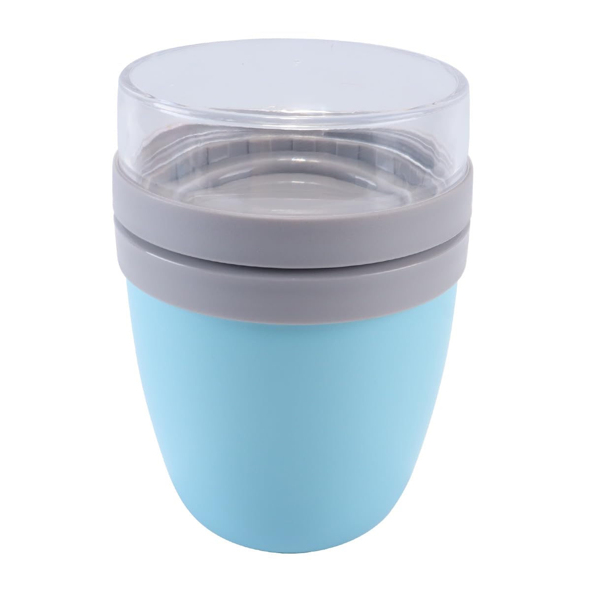 Ticha Round Yogurt Cup,500ml and 200ml Cereal Cup,Subdivision for Yogurt Cereal for Freezer Microwave Dishwasher Green