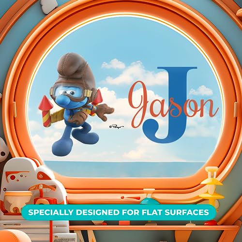 Vinilo Decorativo Personalizado The Smurfs EGD miniatura 3