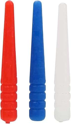 Miniatura 5 de STERLING Games - Tabla plegable de madera para cuna de 3 pistas con clavijas rojas blancas y azules para 3 jugadores