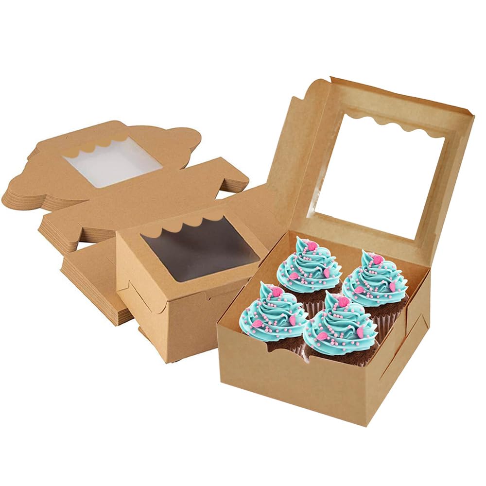 Cookie Boxes, 30 PCS Cupcake Boxes