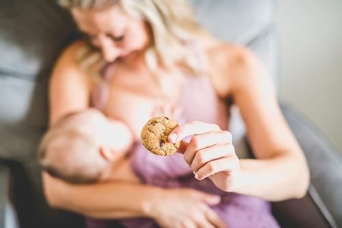 Miniatura 3 de MilkBliss Galletas de lactancia horneadas suaves con chips de mantequilla de maní para amamantar, ingredientes naturales y libres de transgénicos