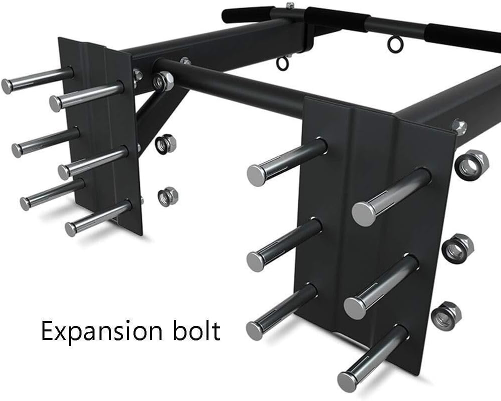 Wall Mounted Pull-Up Bar Rack, Chin-Up Bar, Multi-Function Fitness Horizontal Bar Exerciser for Garage and Office
