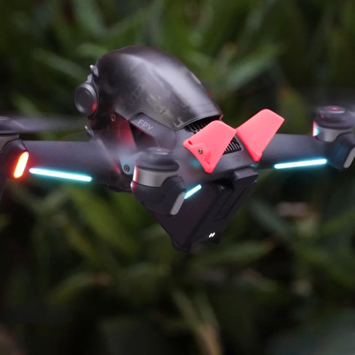 THAOUU Tail Fins for DJI FPV Aerodynamics Package Anti-Collision Fittings Quick Release Flying Improve Flight Performance Drone Accessories