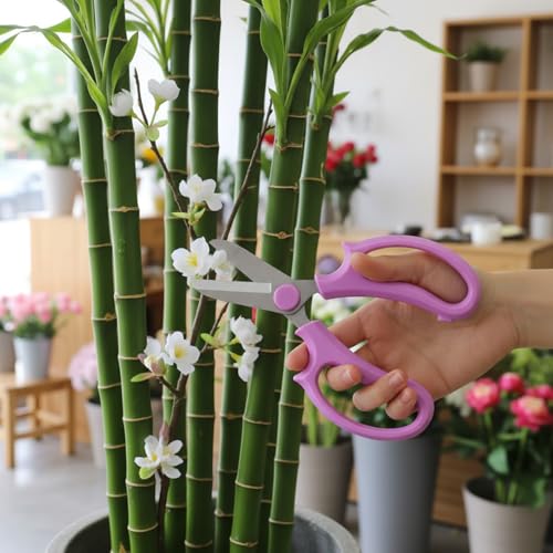 Set de 15 tijeras para flores acero inoxidable miniatura 4