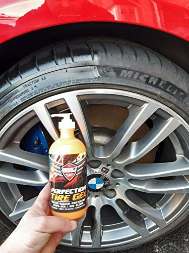 Pearl Nano Perfection Tyre Gel Shine - Natte look - Houdt banden zwart, op waterbasis polymeren, PERFECT voor rubber… - Image 5
