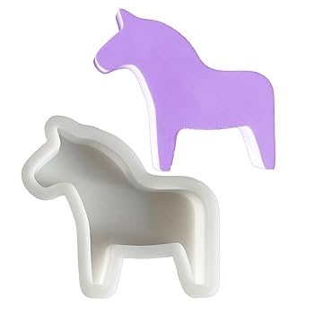 Amazon.co.jp: シリコン馬型、粘土用馬型 - 馬の形の燭台
