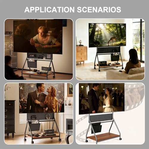 Soporte móvil para TV con ruedas 32-85 pulgadas miniatura 7