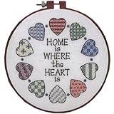 kreuzstichvorlagen ostern zum ausdrucken GröBe: 6 Zoll Durchmesser Dimensions Kreuzstich-Set (inkl. Vorlage, Nadel und Anleitung), Home and Heart