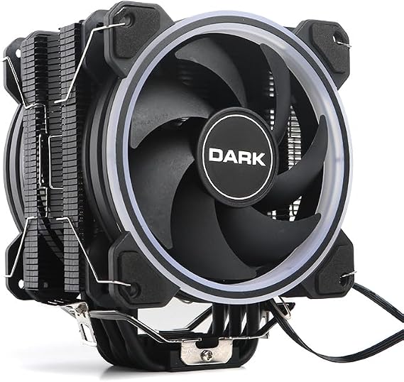 Dark Freezer X128 with 2x12cm FRGB LED, Intel & AMD Compatible, 4pin PWM Fan, 6x Heat Pipe, Direct Contact Processor Cooler (DKCCX128)