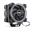 Dark Freezer X128 with 2x12cm FRGB LED, Intel & AMD Compatible, 4pin PWM Fan, 6x Heat Pipe, Direct Contact Processor Cooler (DKCCX128)
