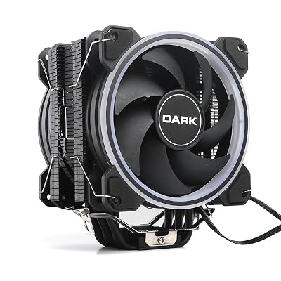 Dark Freezer X128 with 2x12cm FRGB LED, Intel & AMD Compatible, 4pin PWM Fan, 6x Heat Pipe, Direct Contact Processor Cooler (DKCCX128)