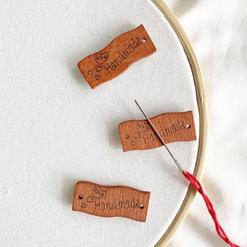 Aiguilles magnétiques point de croix en bois fait main pour broderie créative