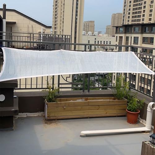 Filet résistant aux UV à œillets bâche blanche de protection extérieure - 8