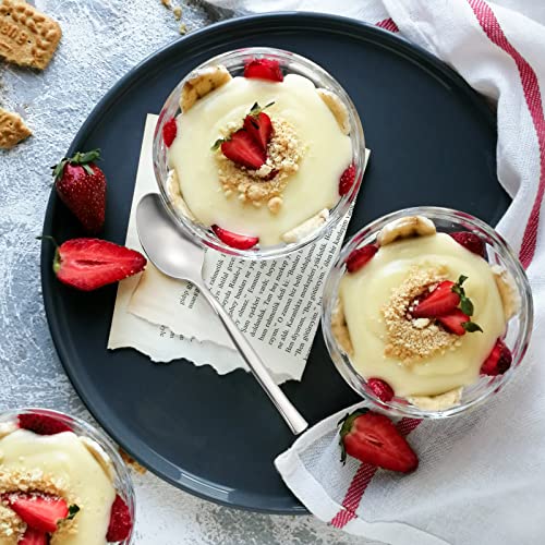 Sosody Stainless Steel Dessert Spoons, Tea Spoon Set,12 Pieces, Silver - Image 4