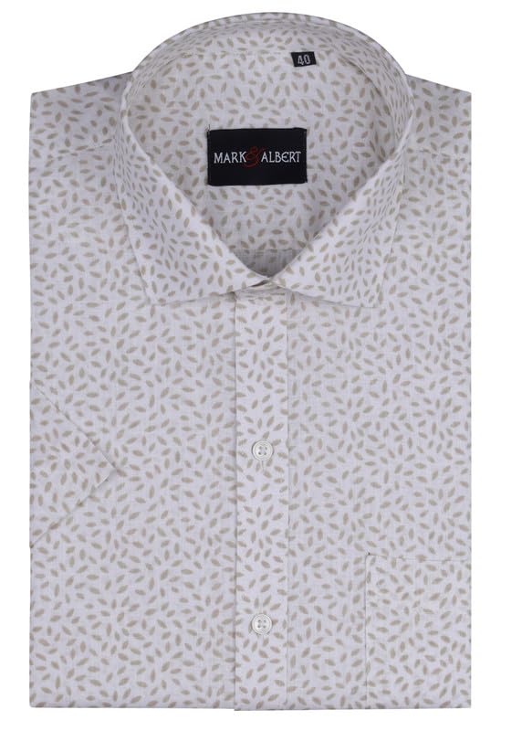 Image of Men's Half Sleeve Linen Shirt