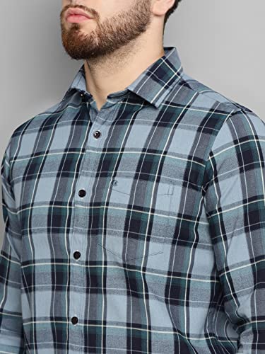 Image of Allen Cooper Checks Shirts for Men - 100% Cotton Comfort Fit Casual and Formal Shirt - Breathable, Soft, Classic Style (Multiple Colors)