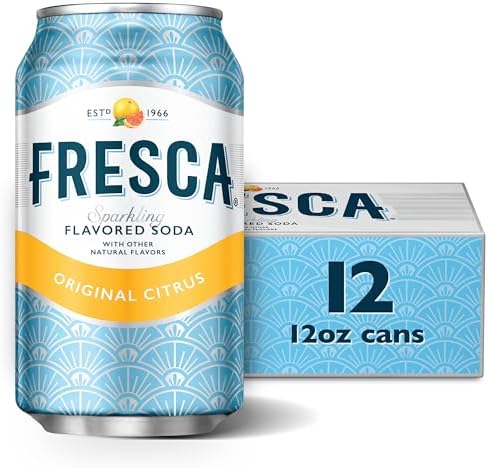 12 Cans of Fresca, Ginger Ale, Sunkist Orange Soda or 7UP $4.25-$4.88